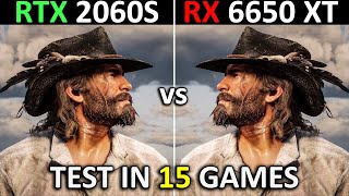 RTX 2060 SUPER vs RX 6650 XT  Test in 15 Games  1080p  Performance battle 🔥  2024 [upl. by Naasar]