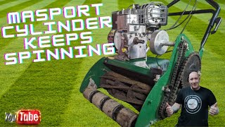 Massport Olympic Cylinder Mower  Clutch Problem or Carburetor Issue [upl. by Ylecic]