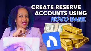 How To Create Reserve Accounts Using Novo Bank StepByStep [upl. by Rider]