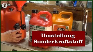 Umstellung auf Sonderkraftstoff [upl. by Letnom]