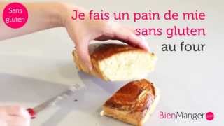 Recette du pain de mie sans gluten  Recette sans gluten [upl. by Onit345]