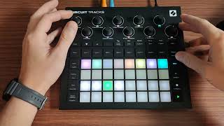 Novation Circuit Tracks  DnB Jam [upl. by Neelhtakyram]