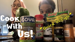 Couples Who Cook Together Stay Together Quick Chickpea Stirfry Recipe [upl. by Gerhardt]