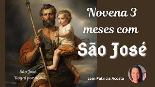 Novena 3 Meses com São José 1201 sãojosé novenaasãojosé 3mesescomsãojosé [upl. by Olegna329]