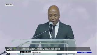 Kabelo Mabalane pays tribute to Pastor Ray McCauley [upl. by Cykana407]