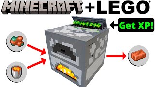 100 WORKING LEGO® Minecraft Furnace [upl. by Ahsilam]