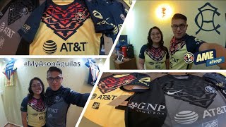 Unboxing jersey Club América 202122  AmeShop 🔵 🟡 [upl. by Wernsman]