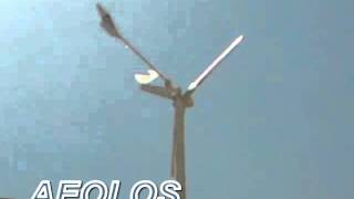 AEOLOS 1KW Roof Top Wind Turbine [upl. by Aguayo]