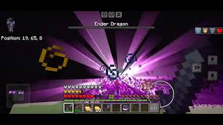 I BEAT THAT DRAGON ps I destroyed the end crystals and I forgot I was not recording 😅😅 [upl. by Oralie820]