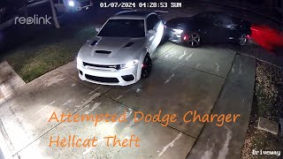 Attempted Dodge Charger Hellcat Theft [upl. by Melodie]