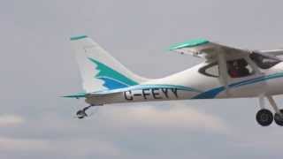 HD Glasair GlaStar Takeoff CSU3 [upl. by Ahsienar]