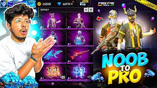 Free Fire Poor Id To Rich Id In 15000 Diamonds😍💎 I Got All Items Permanent🛍️ Garena Free Fire [upl. by Sulokcin]