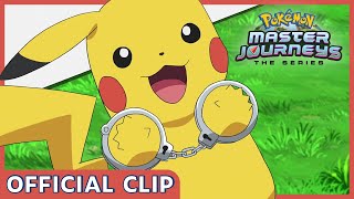 GIANT Pikachu 😲  Pokémon Indigo League  Official Clip [upl. by Nahk]