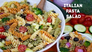 How To Make Zesty Italian Dressing Pasta Salad Classic Italian Pasta Salad Recipe [upl. by Eiltan]