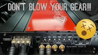 How to setup your amp for beginners Adjust LPF HPF Sub sonic gain amplifier tune dial in [upl. by Mella]