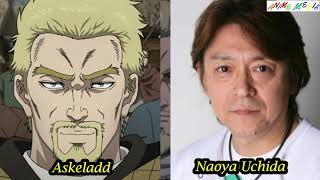 Vinland Saga Voice Actors and Character  Thorfinn and thorkell voice  Seiyuu [upl. by Iron]