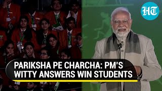 PM Modi’s ‘Out Of Syllabus’ answer sparks laughter riot  Watch glimpses of Pariksha Pe Charcha [upl. by Idnyc]