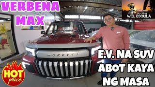 MORETTI VERBENA MAX  AFFORDABLE EV FOR 42K MY SUV KA NA  MORETTI PH [upl. by Rosse24]