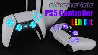 eXtremeRate DualSense PS5 Controller DTF LED Kit Installation Guide  None Soldering Required [upl. by Ettenna]