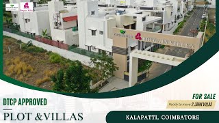 Bougain Villea  Kalapatti Coimbatore  Ready to Move Villas for sale  Premium Plots amp Villas [upl. by Nnaytsirk]