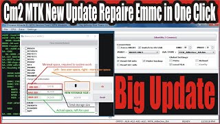 CM2 MTK MT2 New Update V223 2021 Repaire Damaged Emmc Resaise in One Click [upl. by Attikram]