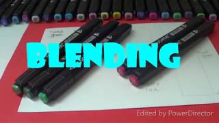 How to blend with Touch Five markers The DIY Kingdom [upl. by Stead]