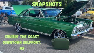 Cruisin’ The Coast Gulfport TN  Snapshots  Downtown Car Show  Awesome Beautiful Cars [upl. by Macknair]