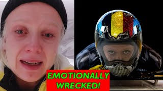 Belgian Skeleton athlete Kim Meylemans emotionally destroyed by Chinese Authorities [upl. by Gawen]