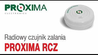 Radiowy czujnik zalania Proxima RCZ [upl. by Bruell]