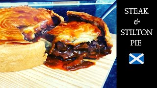 Steak amp Stilton Pie  Easy Classic recipe [upl. by Einobe]