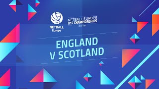 Netball Europe U17 Championships 2019  England v Scotland [upl. by Htidirem]