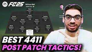 POST PATCH BEST META 4411 FORMATION AND CUSTOM TACTICS  FC 25 ULTIMATE TEAM [upl. by Nored]