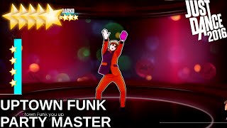 Just Dance 2016  Uptown Funk  Party Master Mode [upl. by Talanta]