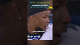 SAQUON BARKLEYS MILLIONDOLLAR MISTAKE Giving Away a Piece of NFLHistory Shorts NFL Foryou [upl. by Benita]