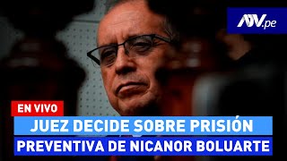 EN VIVO JUEZ DECIDE SOBRE PRISIÓN PREVENTIVA DE NICANOR BOLUARTE [upl. by Dragde]