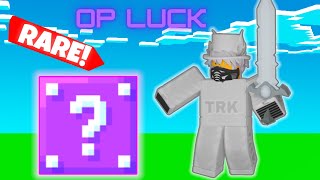 New Lucky Block AIRDROPS  Roblox BedWars [upl. by Aivizt]