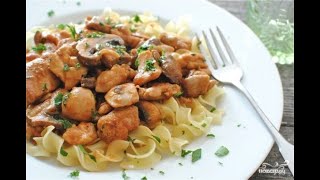 Beef Stroganoff from chicken [upl. by Aihsenek]