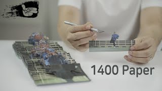 Stopmotion dance video with 1400 pieces of paper cut [upl. by Anoblav832]