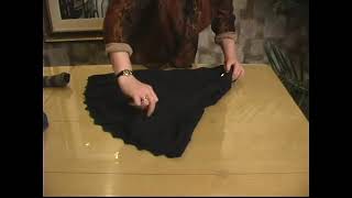 How to Fold a Flared Skirt [upl. by Mandle715]