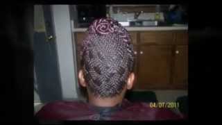 How to do the Basketweave Braid UpdoCORNROWS BRAIDS amp SEWINS [upl. by Silisav370]