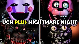 Ultimate Custom Night PLUS  Nightmare Night amp Puppet Ending [upl. by Aciruam]