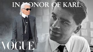 Karl Lagerfeld’s Legacy in Fashion  Vogue [upl. by Ailalue]