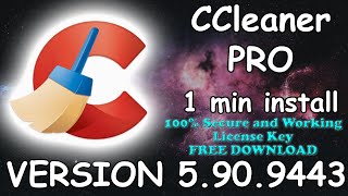 CCleaner 5909443100 Secure amp Workinglicense key1 min install [upl. by Zeba]