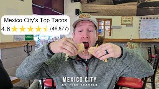 We ate the MOST REVIEWED TACOS in Mexico City [upl. by Eriha225]