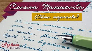 ✍️ 5 Pasos para Mejorar la Cursiva Manuscrita [upl. by Nanreh]