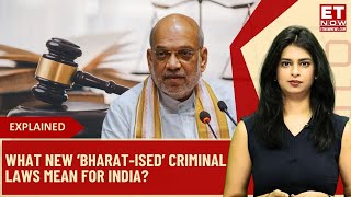 New Criminal Laws Explained India Replaces Colonial Era Laws What Do They Offer  Amit Shah [upl. by Atilrak158]