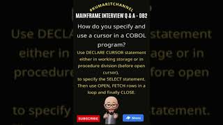 Mainframe DB2 Interview Q amp A kumaritchannel ibm mainframe mainframedb2 Vj Shorts 5 [upl. by Baptist]