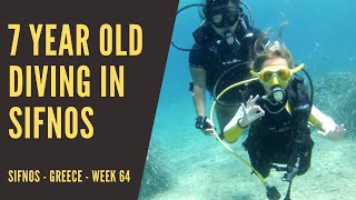 Diving in Sifnos after Corona virus  WEEK 64  Sifnos Greece [upl. by Corette50]