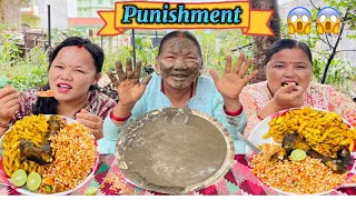 MUTTON LEG PASTA RA SPICY 🥵CHATPATE EATING CHALLENGE  Punishment 😱😱 [upl. by Dar]