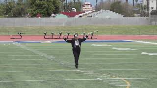 Drum Major Raymond Nunez  Traditional 2A  2024 SAML Championships [upl. by Anaejer]